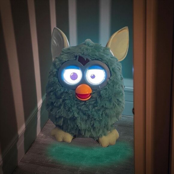 2012 Furby Boom Blue Teal Hasbro Interactive Talking Toy Tested & Working - Picture 1 of 13
